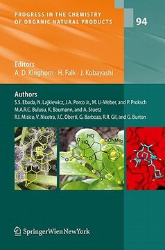 portada progress in the chemistry of organic natural products (en Inglés)