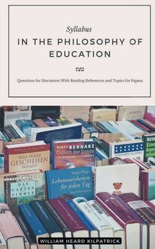portada Syllabus IN THE PHILOSOPHY OF EDUCATION (in English)