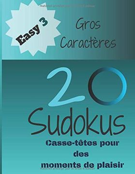 portada 20 Sudokus: Casse-Têtes Pour des Moments de (Easy) (in French)