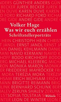 portada Was wir Euch Erzählen: Schriftstellerporträts (in German)