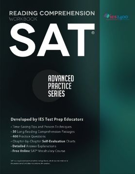 portada SAT Reading Comprehension Workbook: Advanced Practice Series: Volume 1 (in English)