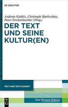 portada Der Text und Seine Kultur(En) (en Alemán)