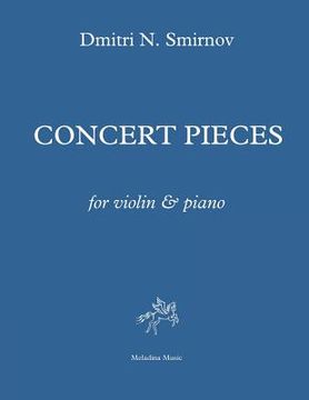 portada Concert Pieces for violin and piano: Score and part (en Inglés)