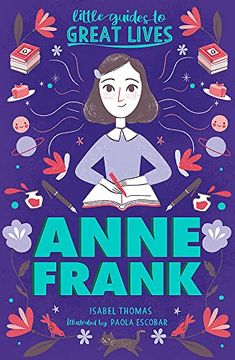 portada Anne Frank: Little Guides to Great Lives Paperback (en Inglés)
