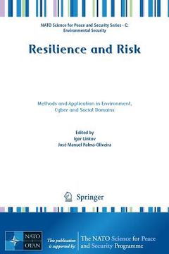 portada Resilience and Risk: Methods and Application in Environment, Cyber and Social Domains 