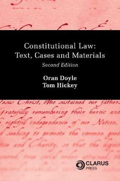 portada Constitutional Law: Text, Cases and Materials (en Inglés)