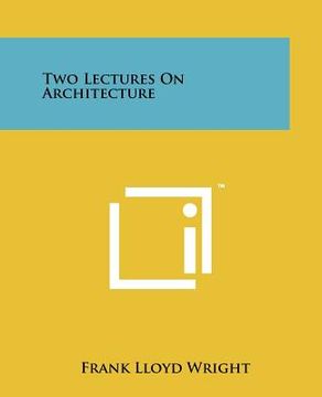 portada two lectures on architecture