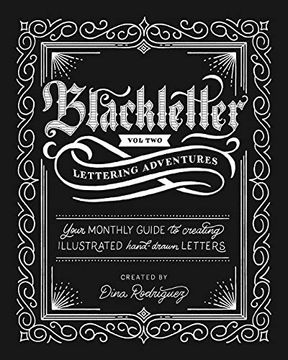 portada Vol 2 Blackletter Lettering Adventures (en Inglés)
