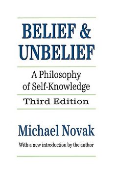 portada belief and unbelief (in English)