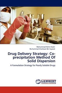 portada drug delivery strategy: co-precipitation method of solid dispersion (en Inglés)