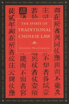 portada spirit of traditional chinese law (en Inglés)