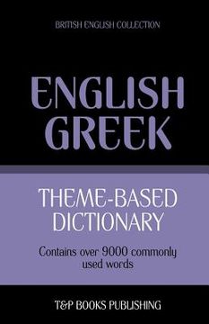 portada Theme-based dictionary British English-Greek - 9000 words (in English)