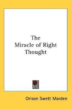 portada the miracle of right thought