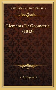 portada Elements De Geometrie (1843) (in French)