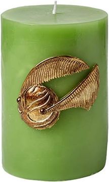 portada Harry Potter Golden Snitch Sculpted Insignia Candle 