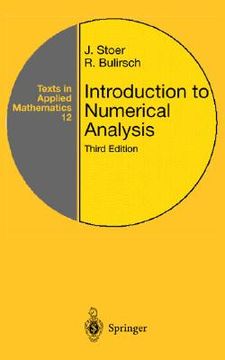 portada introduction to numerical analysis (en Inglés)