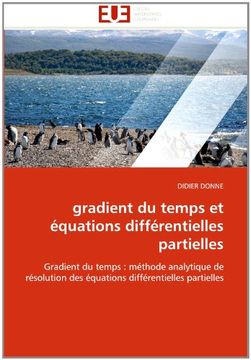 portada Gradient Du Temps Et Equations Differentielles Partielles
