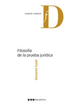 portada Filosofía de la Prueba Jurídica (Filosofía y Derecho) (in Spanish)