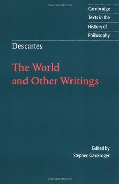 portada Descartes: The World and Other Writings Paperback (Cambridge Texts in the History of Philosophy) (en Inglés)