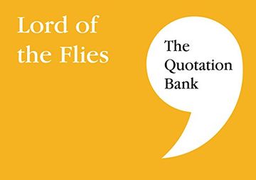 portada The Quotation Bank: Lord of the Flies (en Inglés)