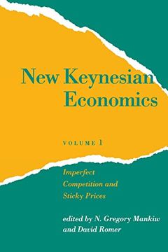portada New Keynesian Economics, Vol. 1: Imperfect Competition and Sticky Prices (Readings in Economics) (Volume 1) (en Inglés)