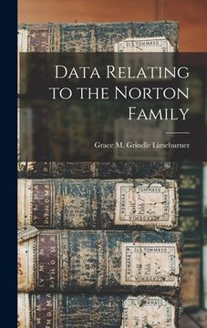 portada Data Relating to the Norton Family (en Inglés)