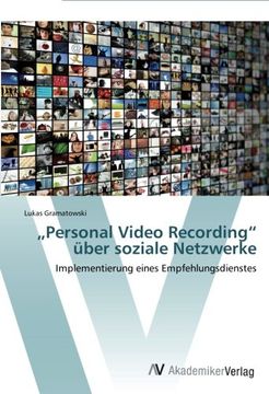 portada Personal Video Recording" über soziale Netzwerke