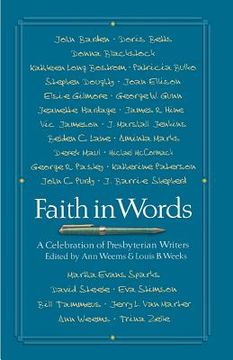 portada faith in words: a celebration of presbyterian writers (en Inglés)
