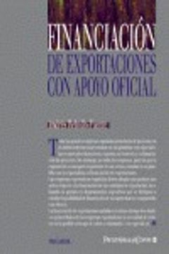 portada Financiación de exportaciones con apoyo oficial (Economía Y Gestión Internacional) (in Spanish)