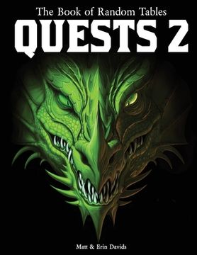 portada The Book of Random Tables: Quests 2: 1000 Adventure Ideas for Fantasy Tabletop Role-Playing Games (en Inglés)