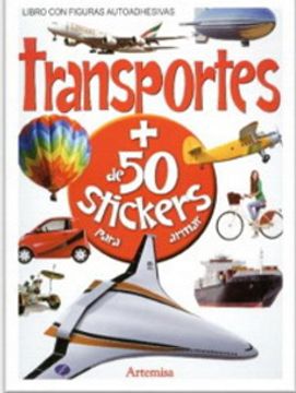 portada Transportes + de 50 Stickers