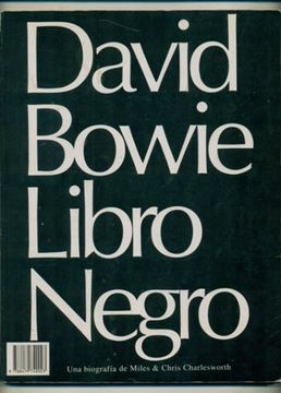 portada David Bowie Libro Negro. Una Biografia Ilustrada
