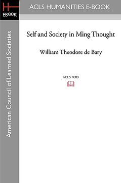 portada self and society in ming thought (in English)