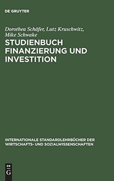 portada Studienbuch Finanzierung und Investition (en Alemán)