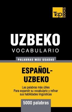 portada Vocabulario español-uzbeco - 5000 palabras más usadas