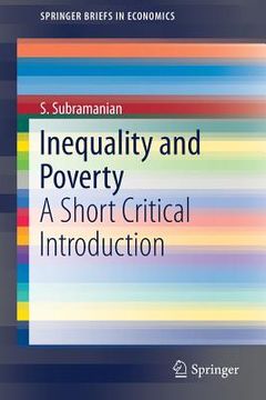 portada Inequality and Poverty: A Short Critical Introduction (en Inglés)