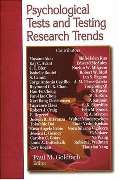 portada Psychological Tests and Testing Research Trends (en Inglés)