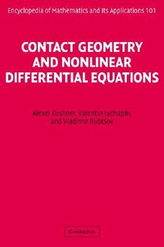 portada contact geometry and non-linear differential equations (en Inglés)