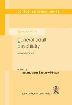 portada seminars in general adult psychiatry (en Inglés)