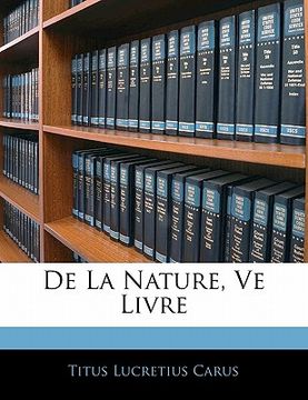 portada De La Nature, Ve Livre (en Francés)