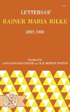 portada letters of rainer maria rilke: 1892-1910
