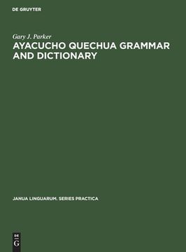 portada Ayacucho Quechua Grammar and Dictionary (en Inglés)