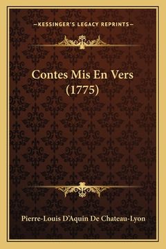 portada Contes Mis En Vers (1775) (en Francés)