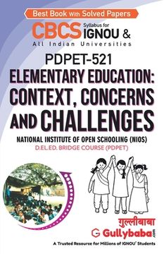 portada PDPET-521 Elementary Education: Context, Concerns and Challenges (en Inglés)