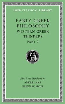 portada Early Greek Philosophy, Volume V: Western Greek Thinkers, Part 2 (Loeb Classical Library)