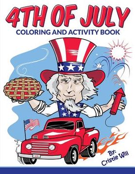 portada 4th of July: Coloring and Activity Book (in English)