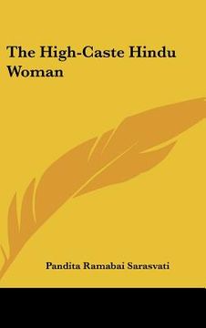 portada the high-caste hindu woman (en Inglés)