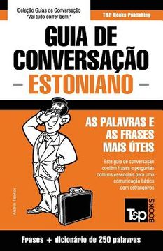 portada Guia de Conversação Português-Estoniano e mini dicionário 250 palavras (en Portugués)