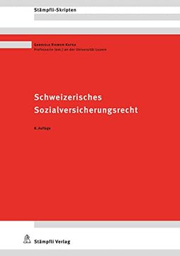 portada Schweizerisches Sozialversicherungsrecht (en Alemán)