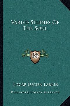 portada varied studies of the soul